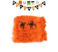 Telas de araña decorativas, telarañas de Halloween | Telas de araña decorativas de miedo realistas - Decoraciones de casas de vacaciones, suministros multifuncionales para festivales en interiores y