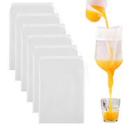 Telas Filtrantes, 6 Piezas Telas Filtrantes Reutilizable, Colador de Tela 20 x 30 cm, Nylon Telas Filtrantes, Se utiliza para filtrar leche de soja, jugo, vino, etc