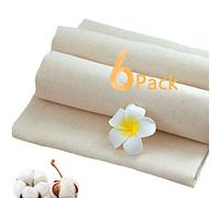 Telas Filtrantes Reutilizable, 6 Piezas 50 x 50 cm Paño para Queso, Tela para Queso/ Tela Colador/Paño Muselina para Colar Frutas, Vino, Mantequilla, Queso, Leche de Nuez, Tofu, Frutas Jugo