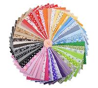 Telas Para Patchwork Sábanas acolchadas de algodón cuadradas, 42 Uds., 25x25cm, precortadas con tela floral estampada multicolor