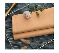 Telas Por Metro 2,2 Metros De Ancho Lino Liso Tela De Sofá Lino Grueso Y Grueso Lino De Algodón(Color:naranja)