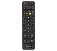 TELE System Control Remoto Original para Decodificador Digital Terrestre TS6816 T2HEVC. Intuitivo y Funcional, con un Control preciso y cómodo del Dispositivo
