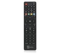 TELE System/Fuba Control Remoto Original de reemplazo para Decodificador tivùsat TS9018HEVC y ODE718HEVC: con Control fiable e intuitivo, Compatible con los Modelos especificados
