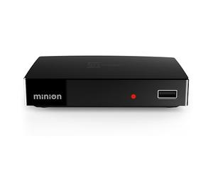 TELE System MINION/01 Decodificador Digital Terrestre DVB-T2 HD HEVC SCART, HDMI