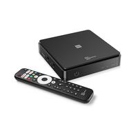 TELE System ON T2 HD: Decodificador Digital terrestre Android TV, Smart TV Upgrade, Sintonizador DVB-T2 HEVC HDR10+ HLG, HDMI, Adaptador SCART Incluido - Certificado por Google