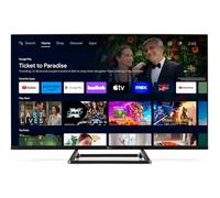 Tele System Smart TV 32" TS32FL SMG14 Android TV, DVB-T2/S2, Google Cast/Chromecast, Google Assistant, tivùsat HD, HbbTV, TV Pause, Telecomando Vocale, 12V/220V para Casa, Camper, Barca