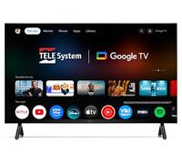 Tele System Smart TV 40" Full HD TS40LXFHDSMV15, con tecnología VIDAA, Wi-Fi, DVB-T2/C/S2, Certificado tivùsat, HbbTV, Netflix, DAZN, diseño sin Marco, Control Desde Smartphone