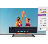 Tele System Smart TV 40 Pulgadas Full HD LED Frameless, Certificado CAM tivùsat, HbbTV, HDR10 HLG, Powered by VIDAA, Doble Mando a Distancia Incluido.