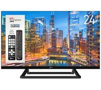 Tele System TV 24 Inch TS24 LS14 - Digital Terrestre DVB-T2/S2, HEVC 10 bit, Compatible Tivùsat CAM, Modo Hotel