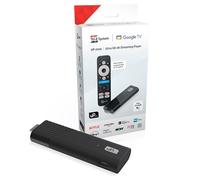 TELE System UP Stick Google TV 4K UHD HDMI,Wi-Fi de doble banda,Dolby Vision/Atmos,Asistente de Google,32 GB,HDR10+,mando a distancia con control por voz 2 en 1, streaming de los canales más populares