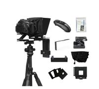 Teleapuntador, Mini Video Teleprompter HD Pantalla for Smartphone Cámara DV(Professional)