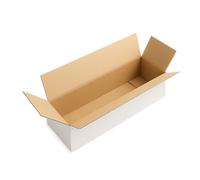 TELECAJAS | 10 Cajas Jamón y Paletilla - 85x25x16,30 cm Canal Doble Reforzado | Jamonera de Color Blanca | Pack de 10