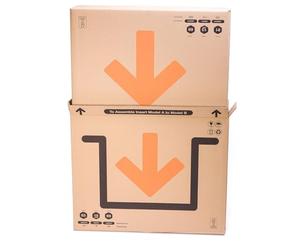 TELECAJAS | 3 Cajas 130x13x81 cm Cuadros Grandes Telescópica y Robusta: Televisores Planos, TV | Modelo B | TV hasta 55' pulgadas | Pack de 3 cajas + Precinto
