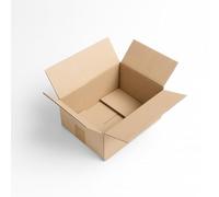 TELECAJAS | 30 Cajas 27x19x12 cm de Cartón Marrón de Solapas Económica y Funcional para Envíos y Almacenaje | Pack de 30