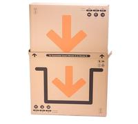 TELECAJAS | Caja Cuadros Grandes Telescópica y Robusta: Televisores Planos, TV | Modelo A+B: 130x13x81 cm | TV hasta 55' pulgadas | Pack de 3