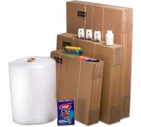 TELECAJAS | Pack Mudanza para Familias | Incluye Cajas y todo el Embalaje necesario (Pack Couple)