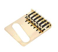 Telecaster Guitarra Puente, Metal Puente de Guitarra con Llave Tornillos para TL Tele Guitarra Eléctrica de Telecaster de Pickup de Bobina Simple(Oro)