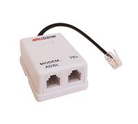 telecom Filtro ADSL Teléfono Toma RJ 11 Teléfono Módem Splitter Plug FAX