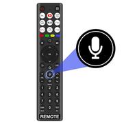 Telecomando vocale di sostituzione ERF2B38, Fit for Hisense A6Q UHD U7Q Smart TV 4K 100UXQTUK 116UXQTUK 75U8QTUK 100U7QTUK Pro 55U7QTUK Pro 85U8QTUK 85U7QTUK Pro 65U8QTUK 65U7QTUK Pro 75U7QTUK Pro