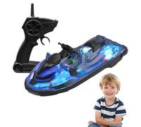 teledirigido LED - Juguete Impermeable para Piscina, Lago, río con Fuerte señal de 2,4 GHz | de Regata para niños 6 años en adelante, diversión acuática en la Piscina, Lago, río