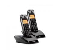Motorola S12 Duo Teléfono DECT Identificador de llamadas Negro