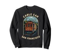 Teleférico Vintage de San Francisco Vintage Travel Route Street Sudadera