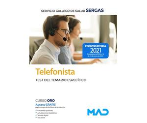 Telefonista del Servicio Gallego de Salud. Test del temario específico