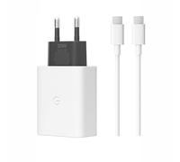 TELEFONMAX Power Delivery 3.0 Adaptador USB C original de 18 W cargador rápido TCG100EU fuente de alimentación USB C a C cable de carga de datos compatible para Google Pixel 5 4 4a 4XL 3 3a 3a XL 2XL