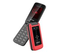 Teléfono Aiwa FP-30-2G/RD Concha 2.4" 0.3 MP 1000 mAh Negro/Rojo