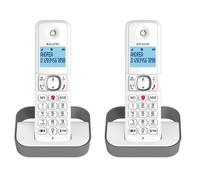 Teléfono Alcatel F860 Inalámbrico DECT Altavoz Identificador de llamadas Gris