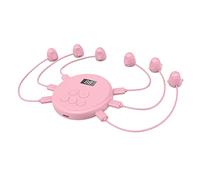 Teléfono Auto Tapper 62 velocidades simulado dedo clic para mantener la pantalla viva rosa 6 cabezales, rosa 6 cabezas