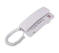 Teléfono Cableado,Teléfono Fijo con Función de Flash/Silenciamiento/Última Remarcación de Números,Teléfono de Escritorio para Casa,Oficina,Hotel(Blanco)