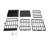 Teléfono Celular Box Lock Box Plastic Teléfono móvil Presidente Lockable Cage Mejorado Binte Familiar Almacenamiento para el Aula Family Time Party Gift (Todo Negro)