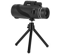 Teléfono Celular con teléfono Inteligente Telescopio monocular 50x60, Monocular de visión Nocturna con trípode, Soporte, Lente óptica Completa, Gran Angular, Resistente al Agua a Prueba de Golpes