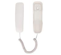 Teléfono con Cable de Escritorio, Teléfono Fijo Portátil Montado en la Pared, Teléfono de Pared de Hotel Retro Multifuncional con Ahorro de Energía con Botones, para la Oficina del Hotel(Blanco)
