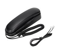 Teléfono con cable duradero para una comunicación fluida, no requiere alimentación eléctrica, con función de silencio y adecuado para escuelas,