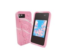 Teléfono con cámara multifuncional: enfoque de 200 MP, 18 juegos educativos, reproductor de música y uso compartido para 3-10 años, teléfono inteligente de aprendizaje multifuncional para niños