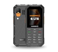 Telefono movil rugerizado hammer 6 2.4pulgadas - 4g - negro