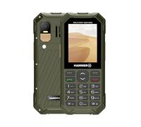 Teléfono con pulsador Hammer 6 LTE Military Edition, gran batería de 2500mah hasta 7 días en espera, linterna y botón SOS, tecnología Volte, botones iluminados, prueba de caída de 1,5 metros IP68, 2,4