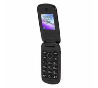 Teléfono con Tapa 2G, Teléfono Celular con Doble SIM de 1,77 Pulgadas con Altavoz Potente, Teléfonos con Tapa de Teclas Grandes para Personas Mayores (Rojo)