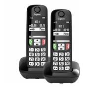 TELEFONO CORDLESS GIGASET E270 DUO NERO (L36852-H2816-K131)