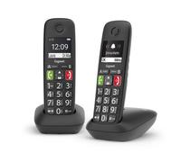 TELEFONO CORDLESS GIGASET LINEA SENIOR E290 DUO NERO (L36852-H2901-K1)