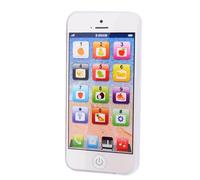 Teléfono de aprendizaje para niños,Jugar teléfono con luces y música para niños pequeños | Juguete de aprendizaje de inglés para bebés con cuestionario para el pensamiento creativo y el movimiento