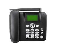 Teléfono de Escritorio inalámbrico Fijo 4G sin Cables con Tarjeta SIM gsm y Antena admite Radio Despertador función SMS para hogar Oficina Centro Llamadas Hotel Empresa