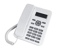 Teléfono de escritorio profesional con cable fijo con pantalla de llamadas para hoteles y negocios, hotel, habitación de huéspedes