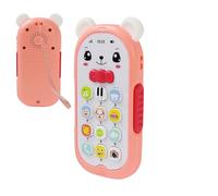 Teléfono de fantasía realista - PP de 5.31 pulgadas | Teléfono de educativo - Preescolar interactivo aprendizaje sala de juegos Cochecito Viajes Regalo de cumpleaños Diversión para niños niñas