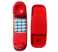 Teléfono de juguete con tecla numérica Realista Ligero de plástico Ligero Teléfono, 8x3x2 Fingente jugar a los niños Juega para el aprendizaje interactivo edades de más de 3 niños, teléfonos de jugue