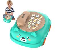 Teléfono De Juguete | Lindo Interactivo Divertido Aprendizaje,Teléfono de Simulación con Ruedas para Aprender | para Aprendizaje y Entretenimiento en Casa Guardería y Uso Diario Infantil