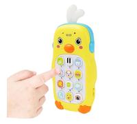 Teléfono de juguete para niños - Móvil falso con y sonidos, teléfono educativo | para casa, viaje, cochecito, silla de paseo, clase de sala de juegos, niños y niñas guardería edad preescolar