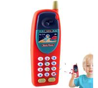 Teléfono de juguete para niños pequeños, juguete del teléfono - reproductor de música falso teléfono para, sonido y luz relajante | Juguetes educativos interactivos para el aprendizaje temprano